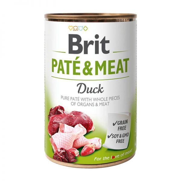 Lata Brit Pate and Meat Duck 400g