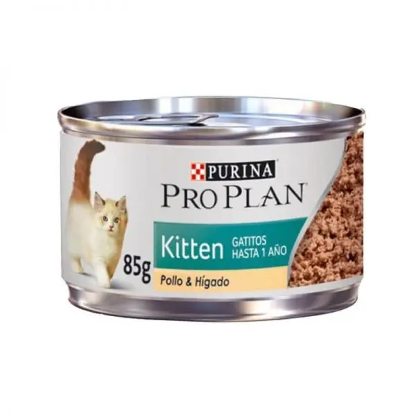 Pro Plan Kitten Pollo e Higado - Lata 85 GR