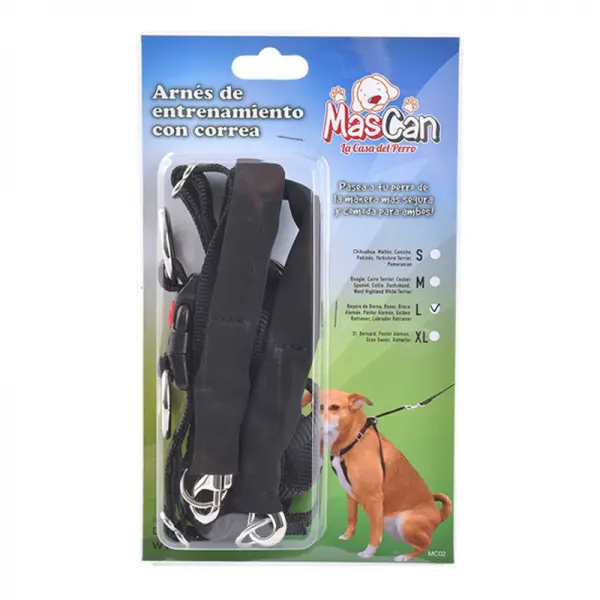 Arnés Anti Tirones Negro - XL