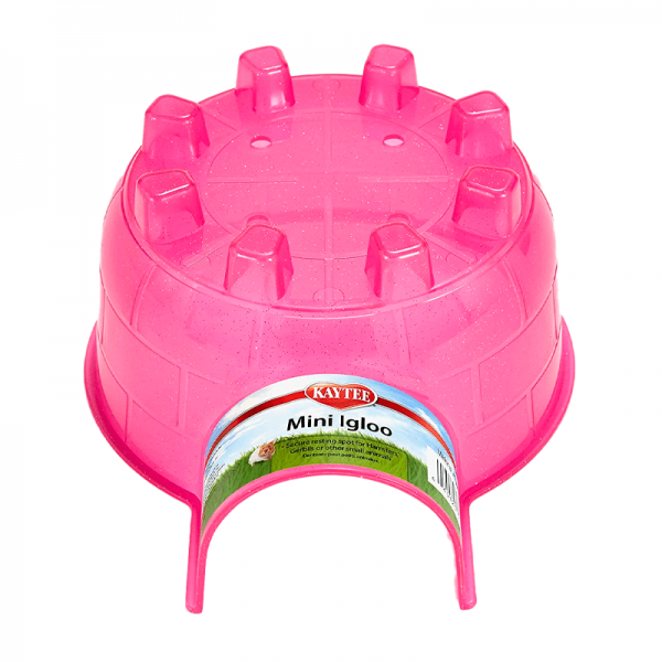 Igloo rosado para mascotas mini - Kaytee