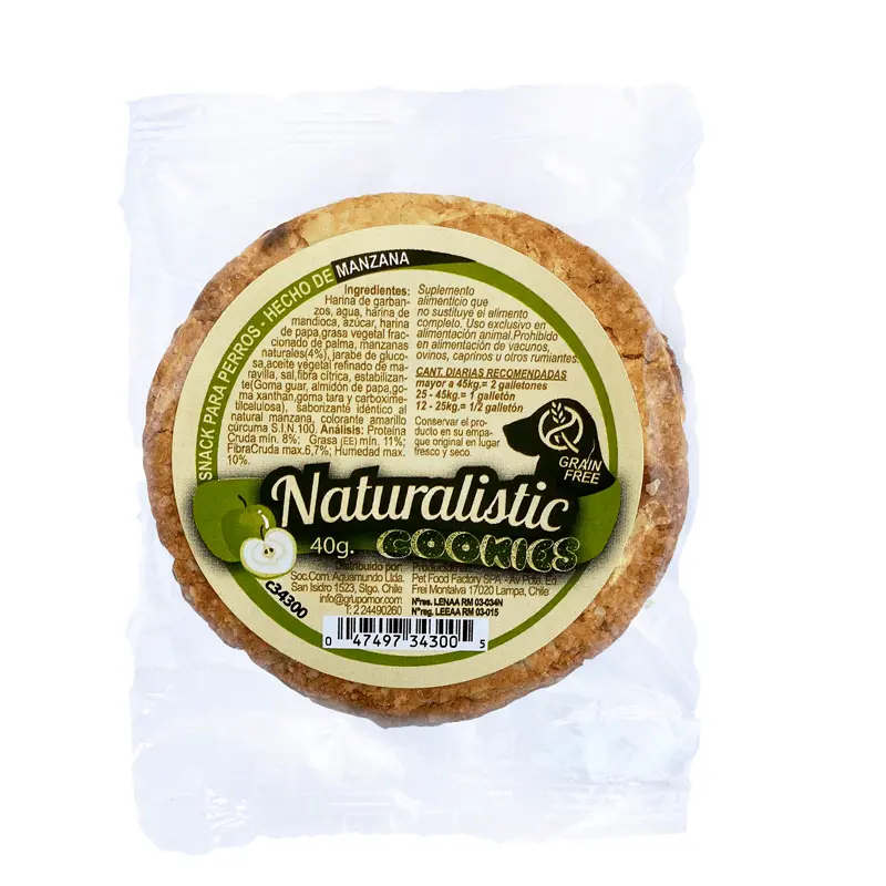 19-min Naturalistic - Galleton Grain Free - Manzana - 40gr