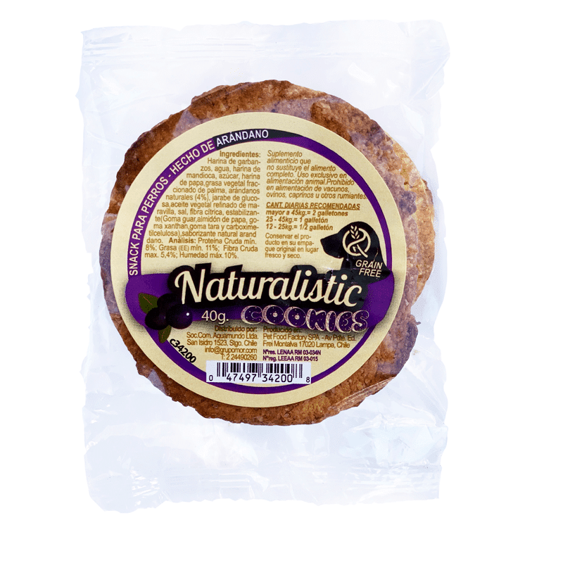 Naturalistic – Galleton Grain Free – Arándano – 40gr