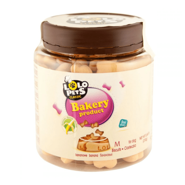 Lolo Pets - Galletas Huesitos de Banana - 210Grs