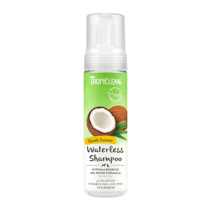 Tropiclean Waterless Dog Shampoo 220ml Tropiclean Waterless Dog Shampoo 220ml