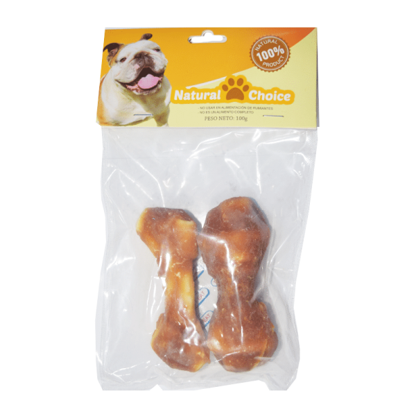 Hueso Cartilago Bañado en Pollo