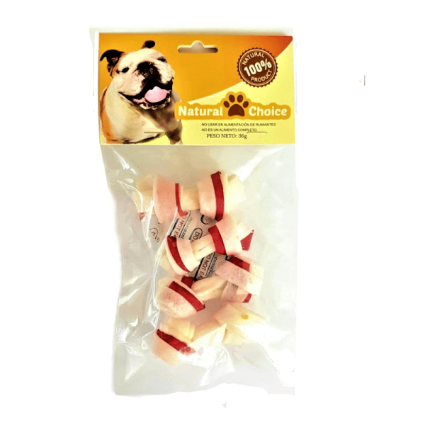Hueso Cartilago con Cuero Rojo 4u