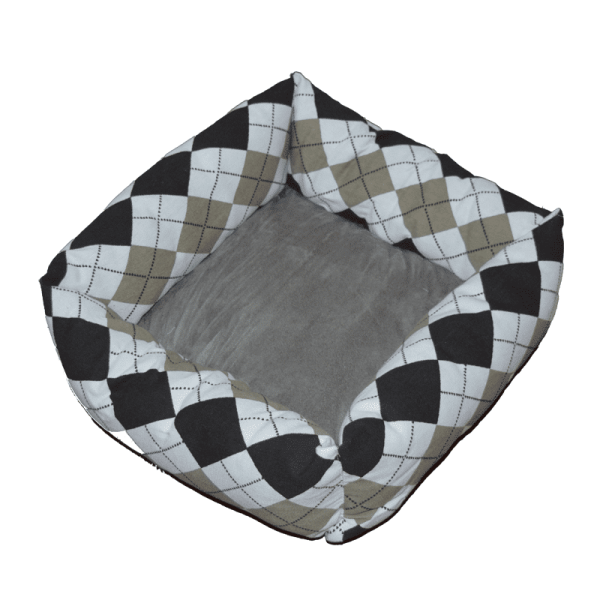 Cama Rombal - Negra y Gris - L
