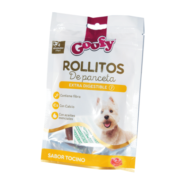 Goofy Rollitos de Panceta (Extra Digestible) 70g 4un