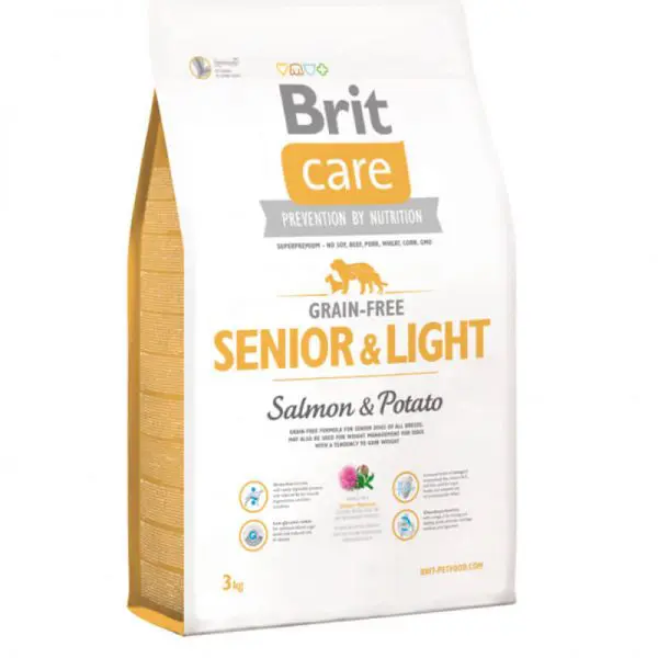 BRIT Perro Senior & Light Salmón y Papa 3 Kg