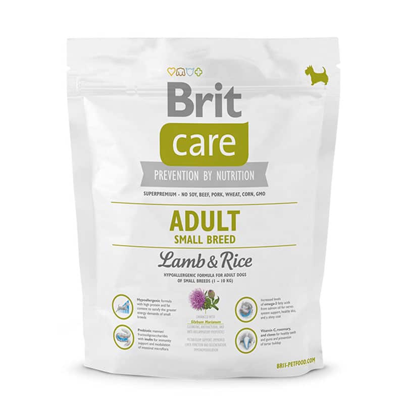 Brit Razas Pequeñas Cordero y Arroz Adulto – 1 Kg