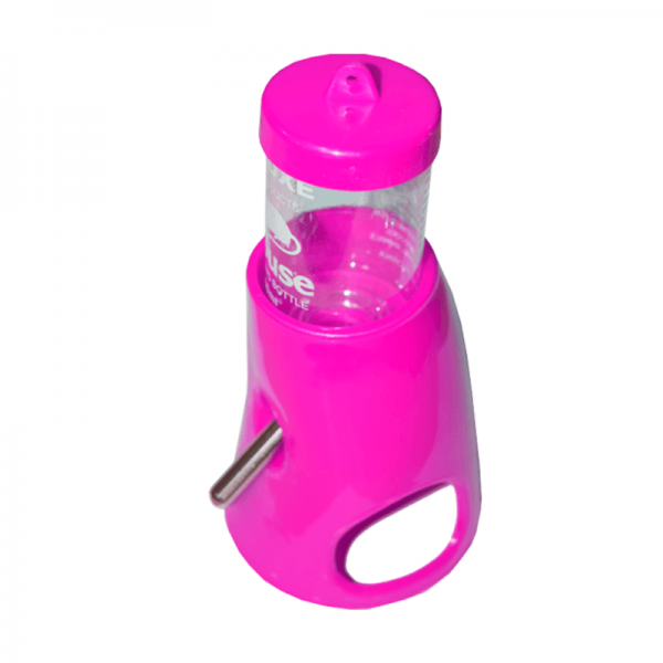 Bebedero Base Autosustentable Rosa 80ml