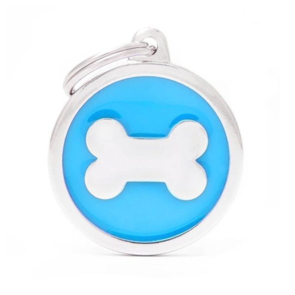 Chapita My Family - Light Blue Big Circle Bone 