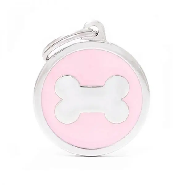 Chapita My Family - Pink Big Circle Bone 