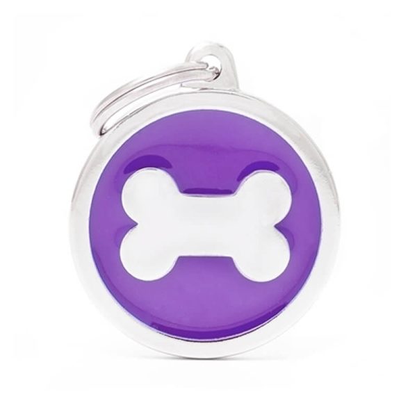 Chapita My Family - Purple Big Circle Bone
