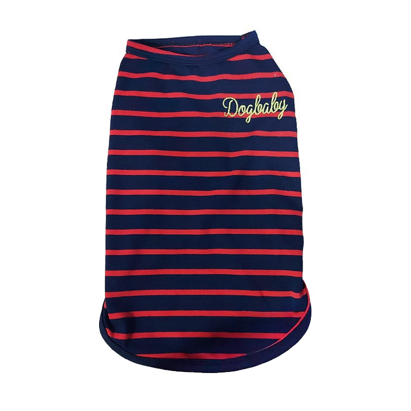 Camiseta Lineas Rojo Azul Talla M