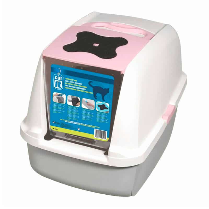 Baño Con Cubierta Rosado Catit