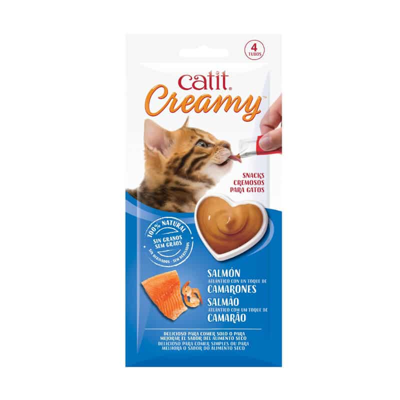 Catit - Creamy Salmón y Camarones - 40gr