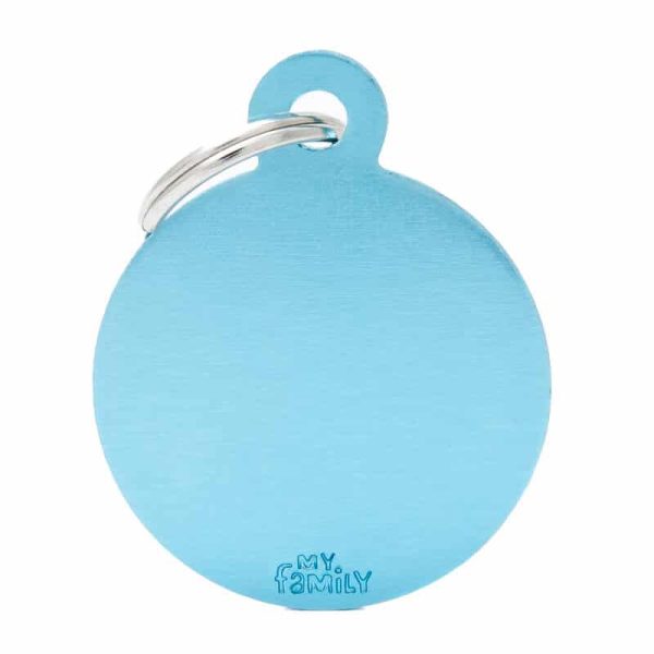 Chapita My Family - Big Round Aluminum Light Blue 