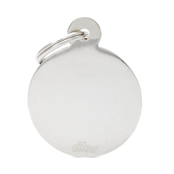 Chapita My Family - Big Round Chromed Brass