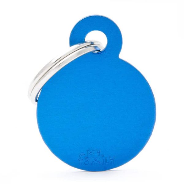 Chapita My Family - Small Round Aluminum Blue 