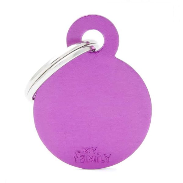 Chapita My Family - Small Round Aluminum Purple 