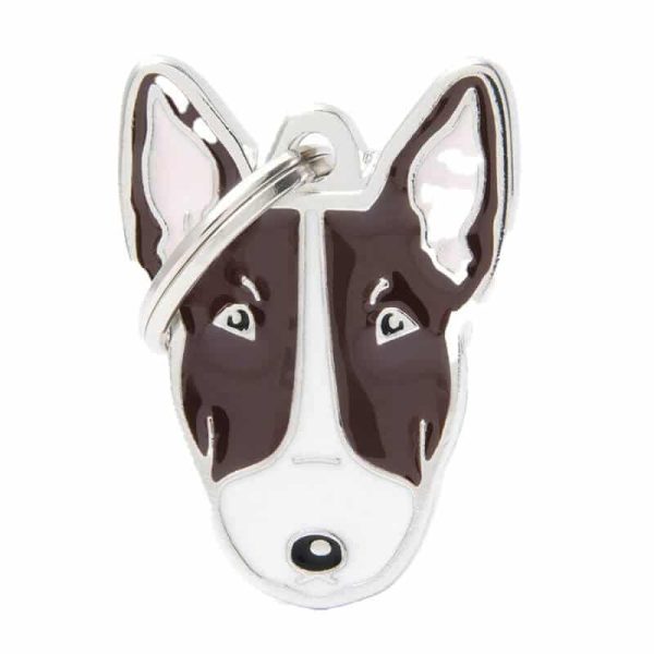 Chapita My Family - White And Brown Bull Terrier 