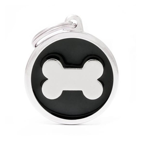 Chapita My Family - Black Big Circle Bone