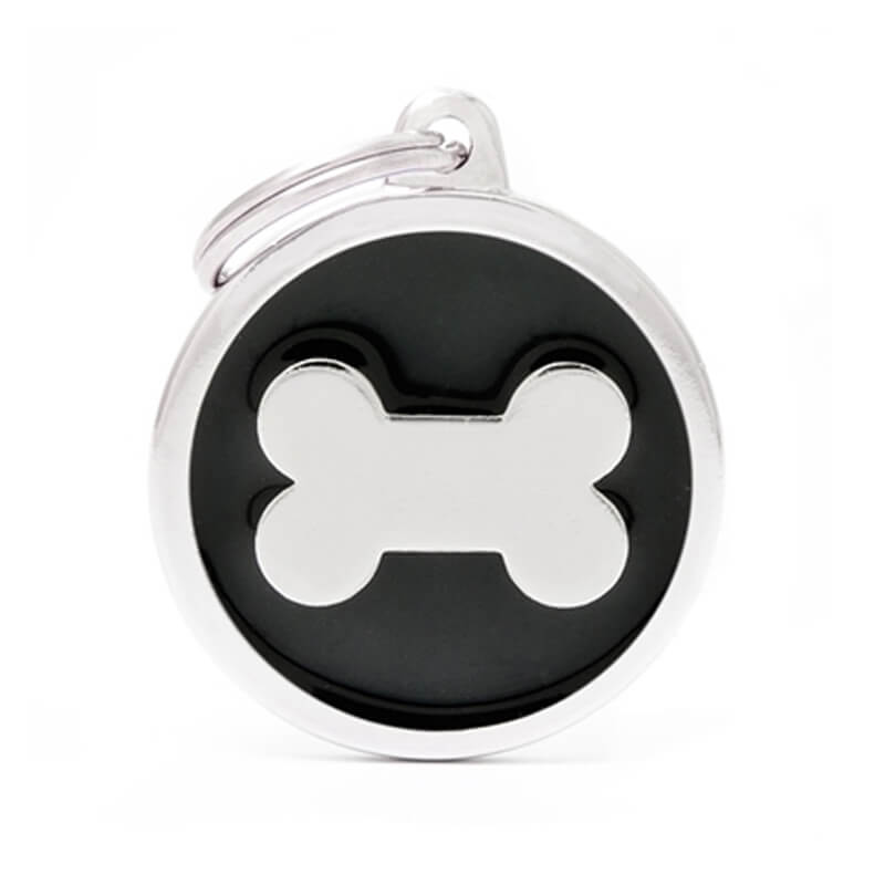Chapita My Family – Black Big Circle Bone Chapita My Family - Black Big Circle Bone