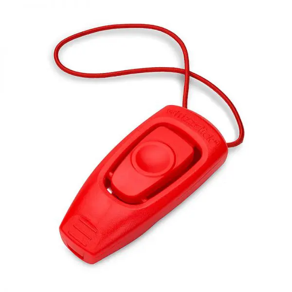 Clicker Whizzclick Entrenamiento Canino - Rojo