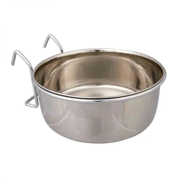 comedero acero inoxidable con enganche