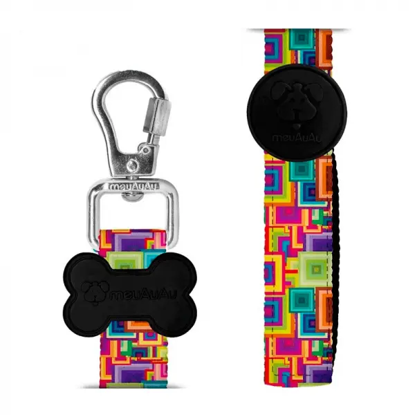 Correa para Perros Diseño Cuadrados - G