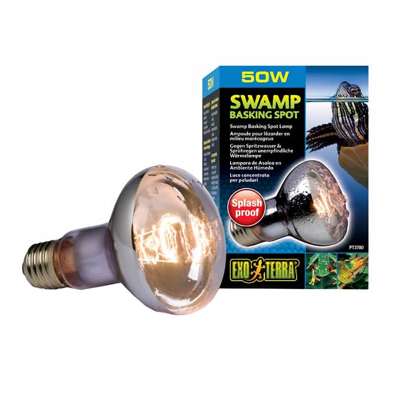 Exo Terra Swamp Basking Spot Luz Dia Neodimio Resistente al agua 50W Exo Terra Swamp Basking
