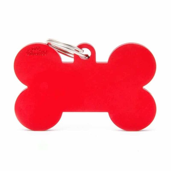 Chapita My Family - Red XL Aluminum Bone