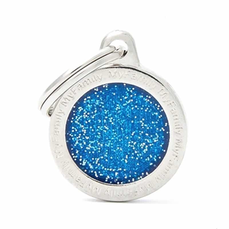 BIG CIRCLE GLITTER BLUE Chapita My Family
