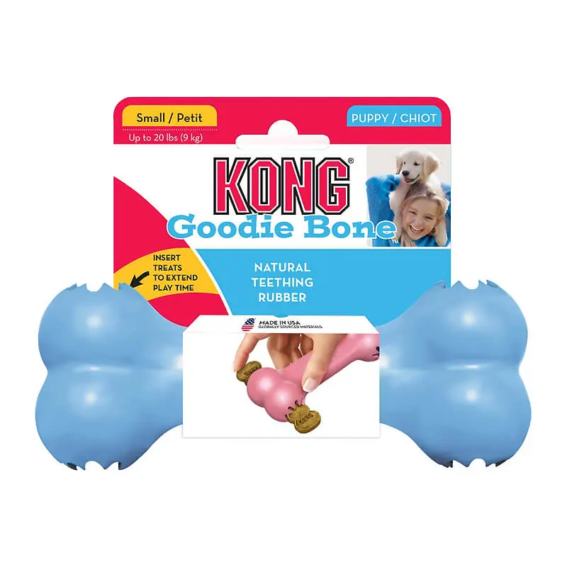 Kong Goodie Bone Puppy S - Celeste Kong Goodie Bone Puppy S - Celeste