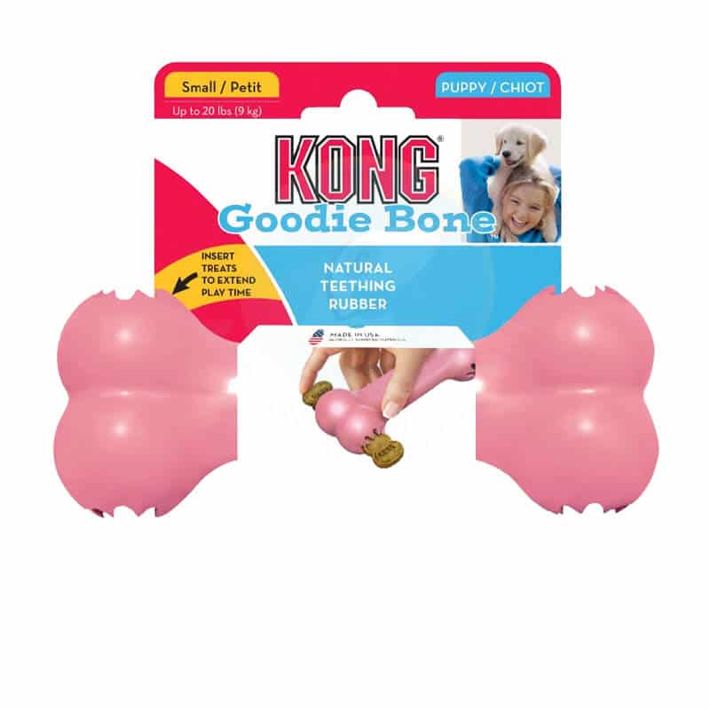 Kong Goodie Bone Puppy S - Rosa