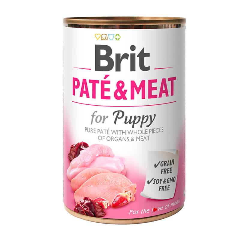 Lata Brit Pate and Meat Puppy 400g