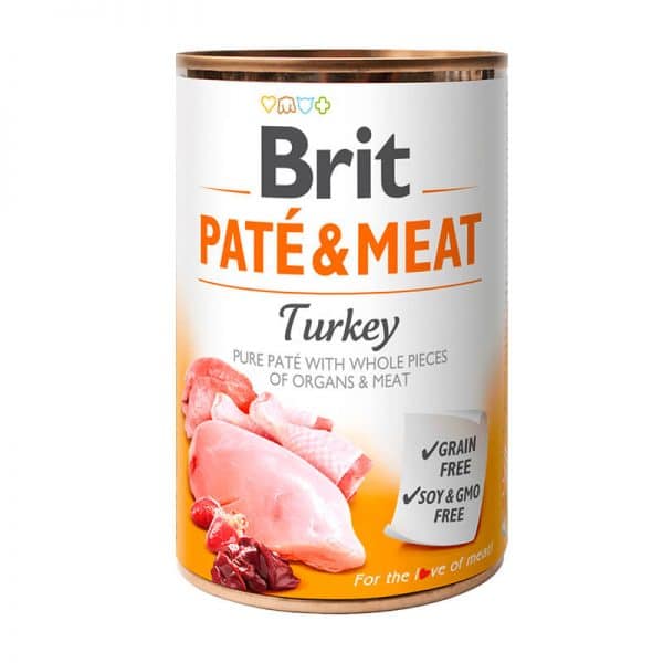 Lata Brit - Pate and Meat Turkey - 400g