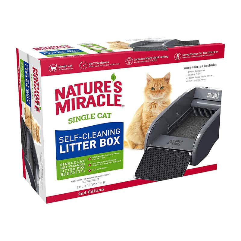 Cat Tree Nature's Miracleu00ae Odor Control Automatic Cat Litter