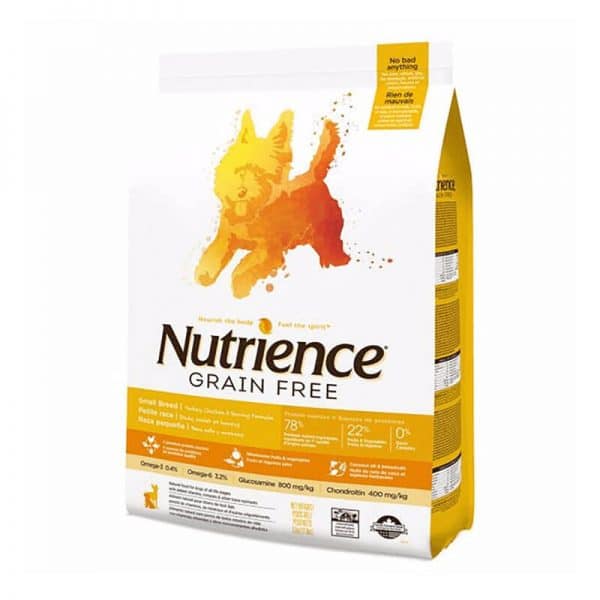 Nutrience - Grain Free Small Breed - Pavo, Pollo y Arenque - 2.5Kg
