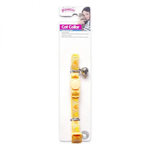 Pawise Collar Amarillo Corazones