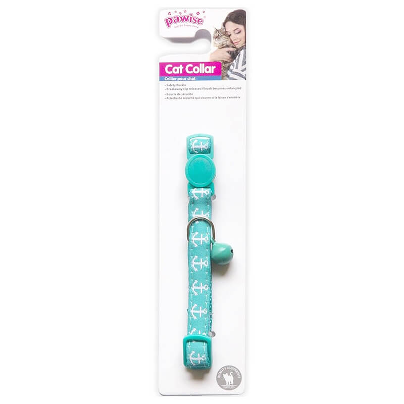 Pawise Collar Verde Anclas