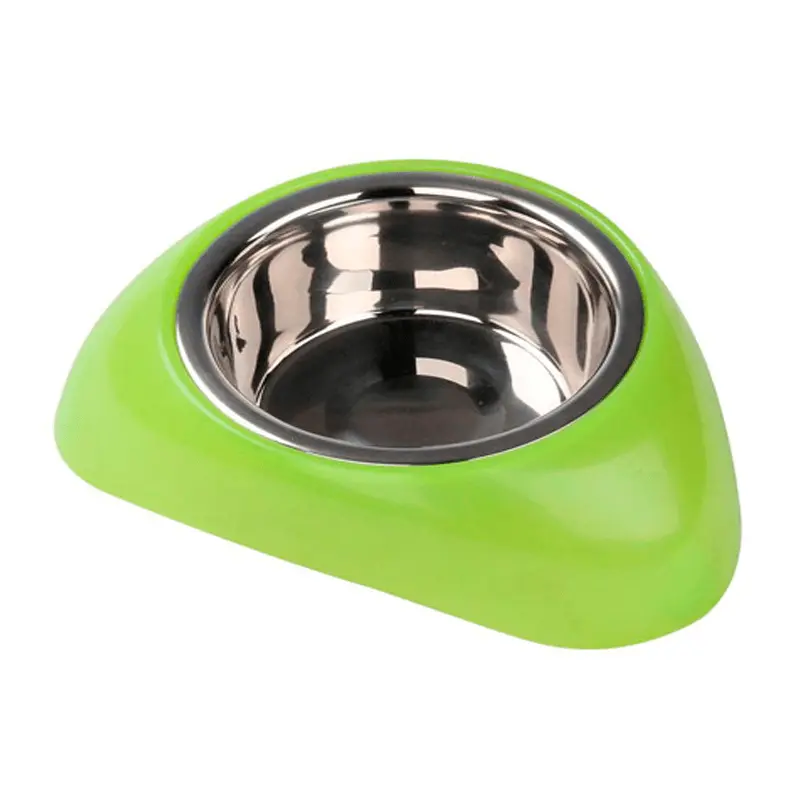 Pawise Comedero Ac Inox Base Color 750ml Plato acero inoxidable 750ml