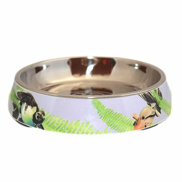 Plato Alimentador Para Gatos Motivos - Celeste