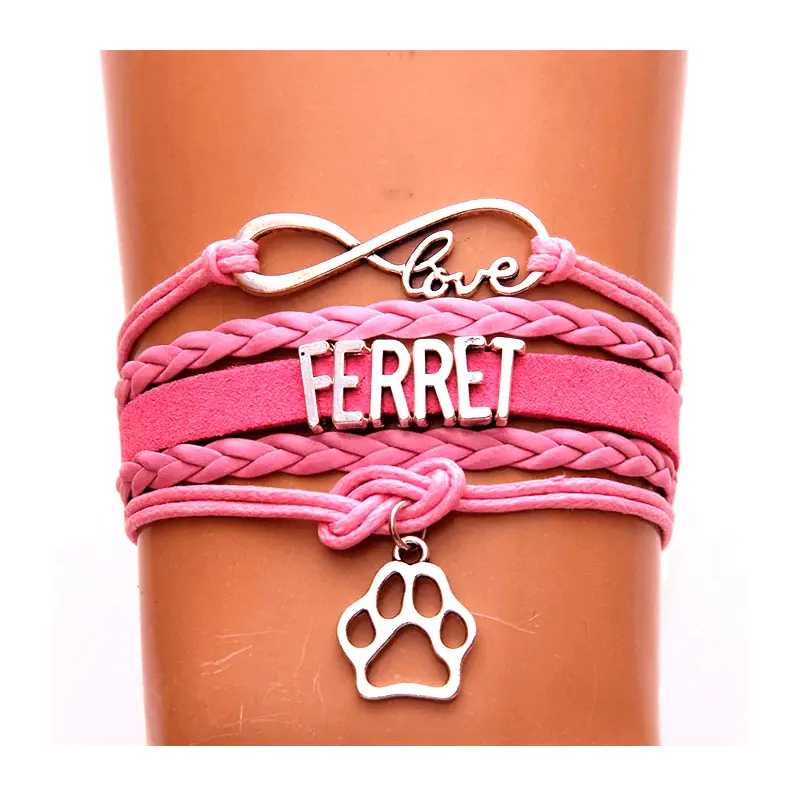 Pulsera Ferret para Mujer - Rosa