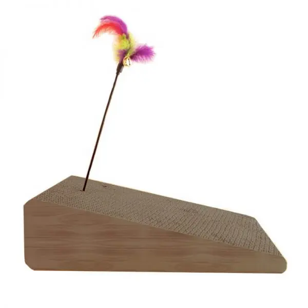 Rascador C/Varilla Marrón Oscuro