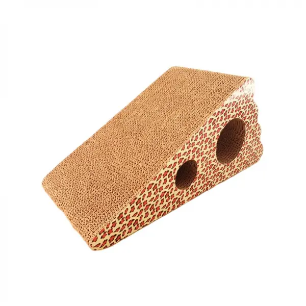 Rascador Triangulo con Cuevas