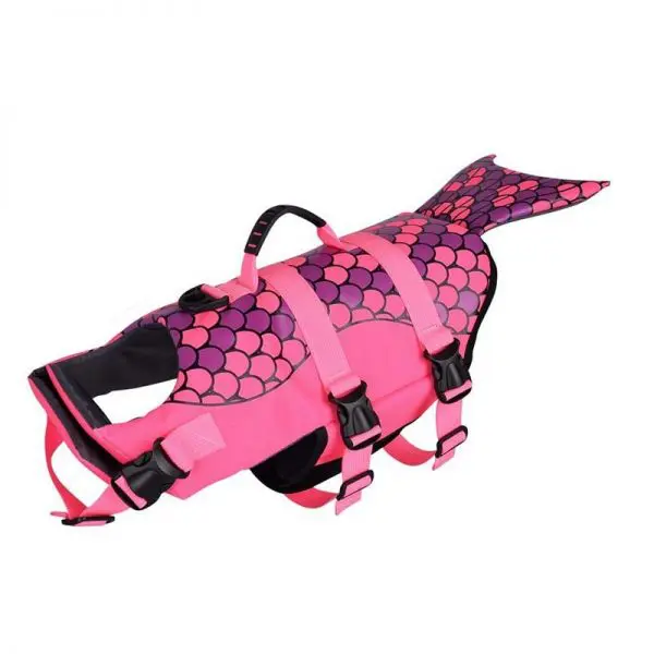 Flotador para perros Sirena
