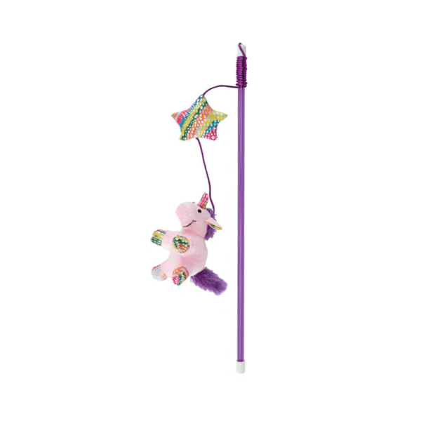 Varita con estrella y unicornio rosa 45cm - Trixie