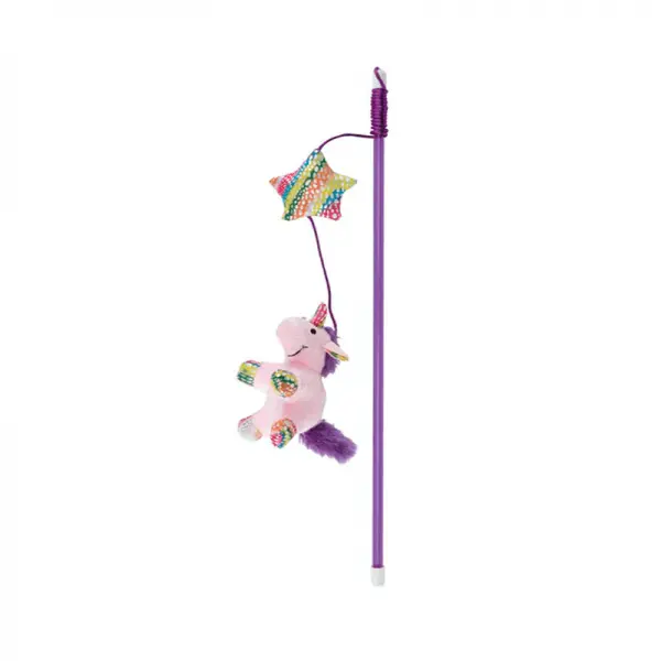 Varita con estrella y unicornio rosa 45cm - Trixie